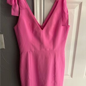 Amanda Uprichard mini sleeveless pink dress